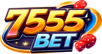 7555 bet এর গোলাপি নীল লোগো